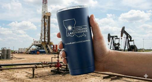 Custom 20-oz Laser-Engraved Stainless Steel Tumblers