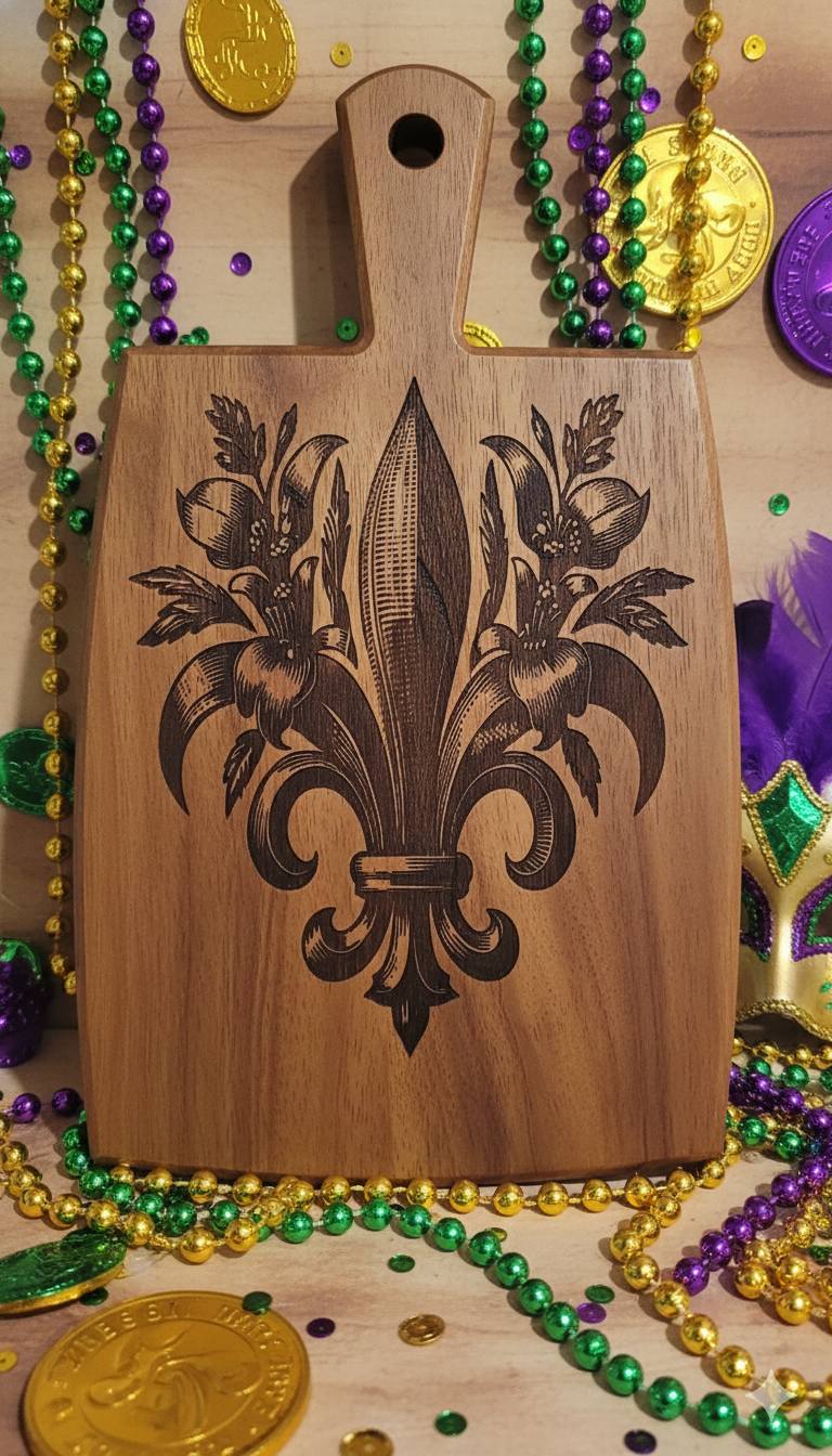 ENGRAVED WOODEN CUTTING BOARD