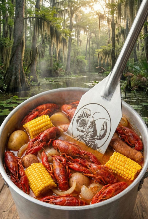 ANNEALED STAINLESS CRAWFISH PADDLE